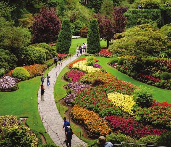 Landscaped parks