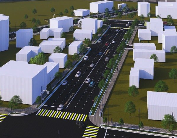 Well-planned wide roads